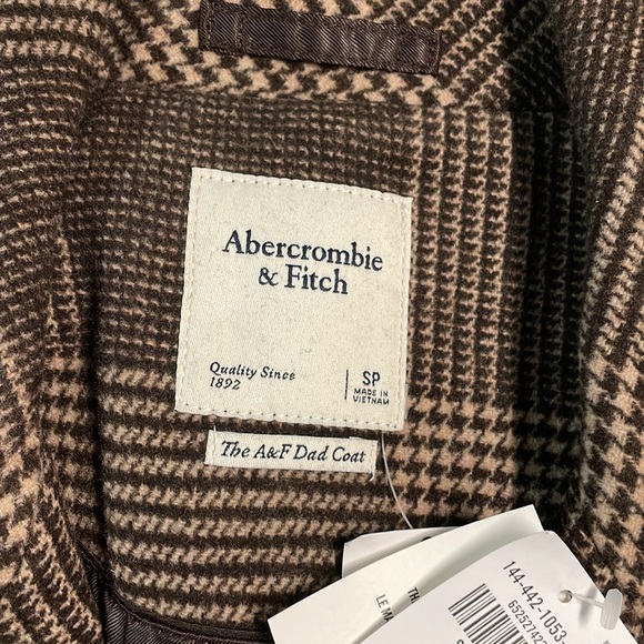 Abercrombie & Fitch Wool-Blend Dad Coat - Picture 7 of 13